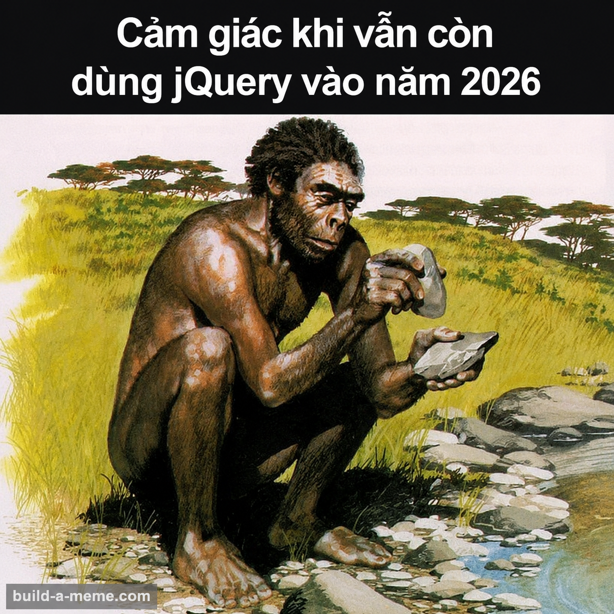 Cảm giác khi vẫn còn dùng jQuery vào 2026